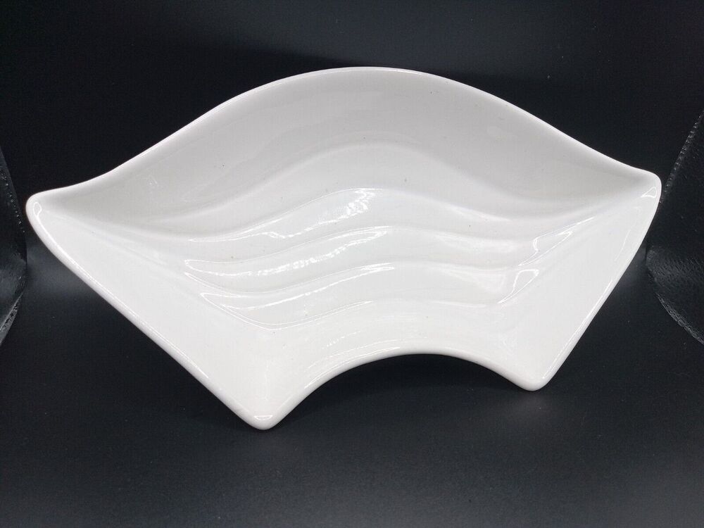 Vintage MCM California Pottery L-34 White Dish Set Replacement USA CA Bowl WHITE